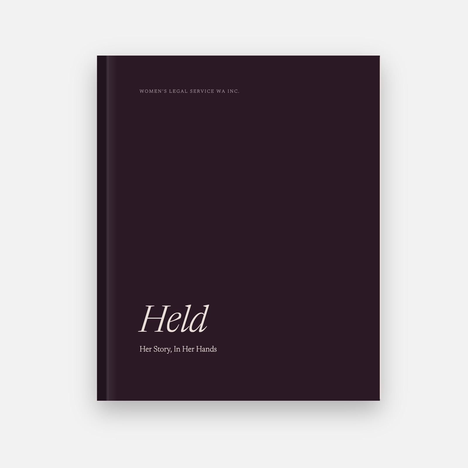 Held: Her Story, In Her Hands · Book