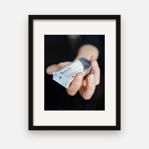 Held print 05 · Sofia · My medication label box