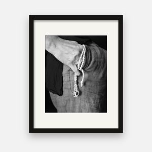 Held print 06 · Sofia · Haematite pendant
