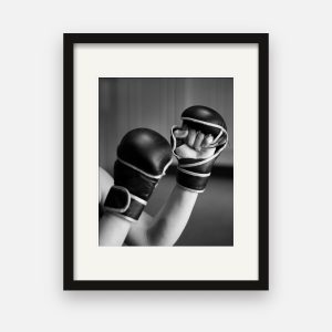 Held print 23 · Esther · Boxing gloves