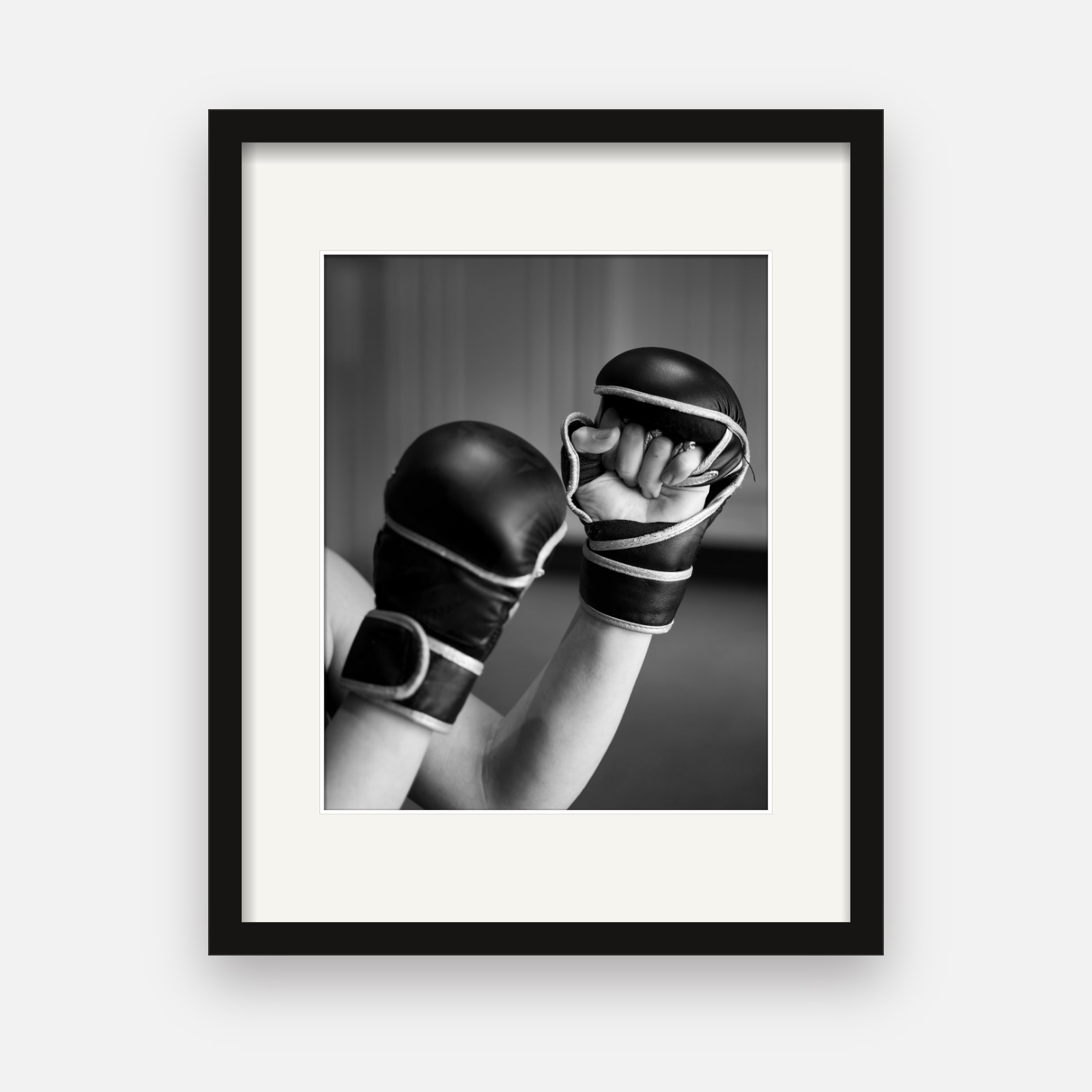 Held print 23 · Esther · Boxing gloves