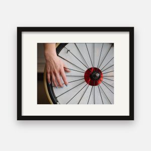 Held print 39 · Anne · Wheelchair wheel